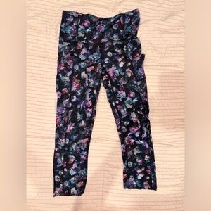 Size 2 Lululemon Leggings, Multicolored, Butter-soft material, CROPPED!!!
